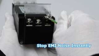 YBX ชนิดใหม่ตัวกรองเฟสเดียวที่อยู่อาศัยพลาสติกตัวกรอง EMI / EMC พร้อมตู้โชว์ฝาครอบเทอร์มินัลบล็อก