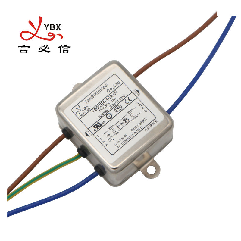 สองขั้นตอนเฟสเดียว EMI EMC กรอง / ตัวกรองสายไฟฟ้า