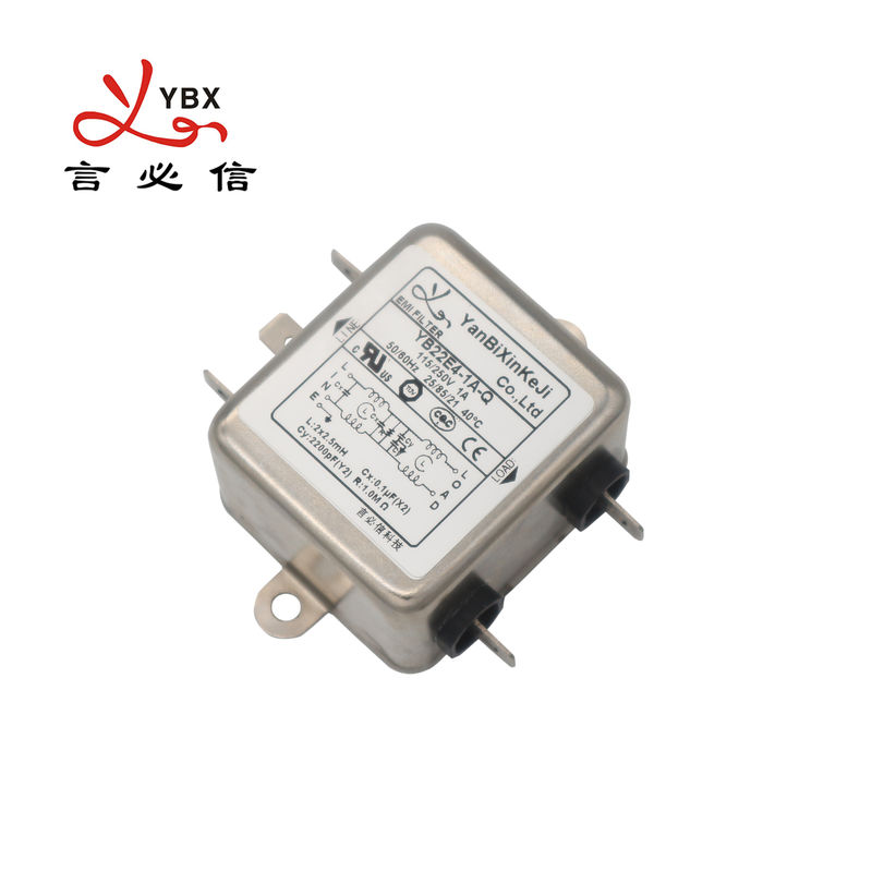 สองขั้นตอนเฟสเดียว EMI EMC กรอง / ตัวกรองสายไฟฟ้า