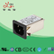 6A 250VAC EMC Single Line Filter Low Pass Emi Filter สำหรับแหล่งจ่ายไฟ